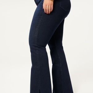 Good Legs Flare Side Slit Jeans.